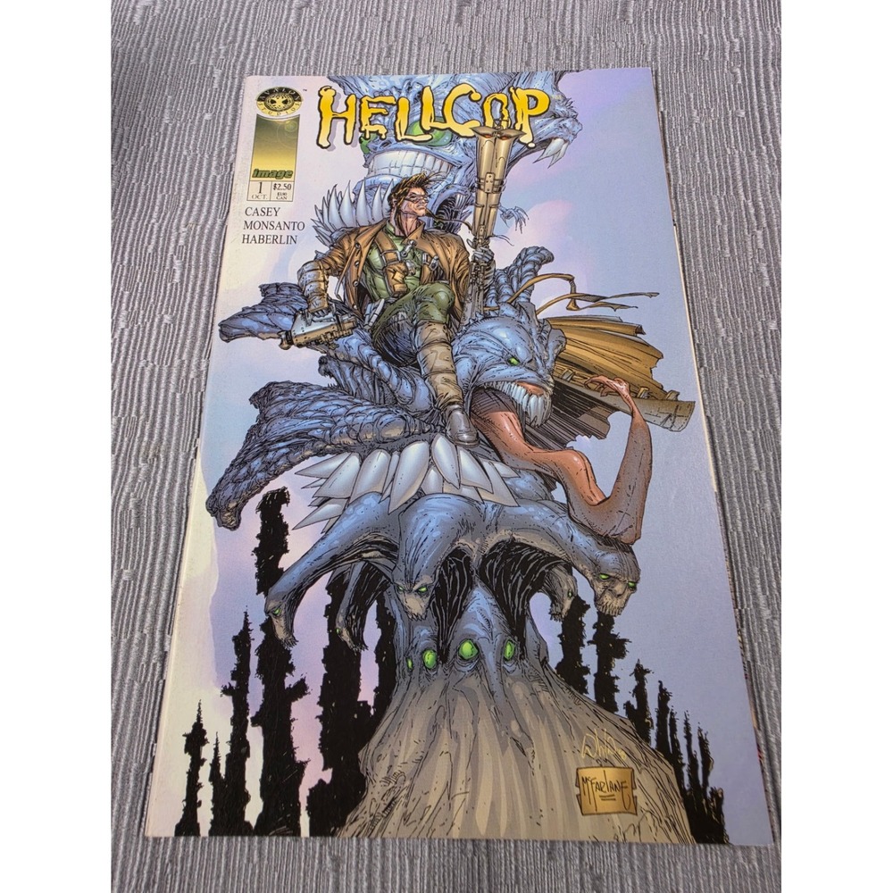 Hellcop 1 Image Comics 1998 Joe Casey Brian Haberlin Todd McFarlane Cover Art
